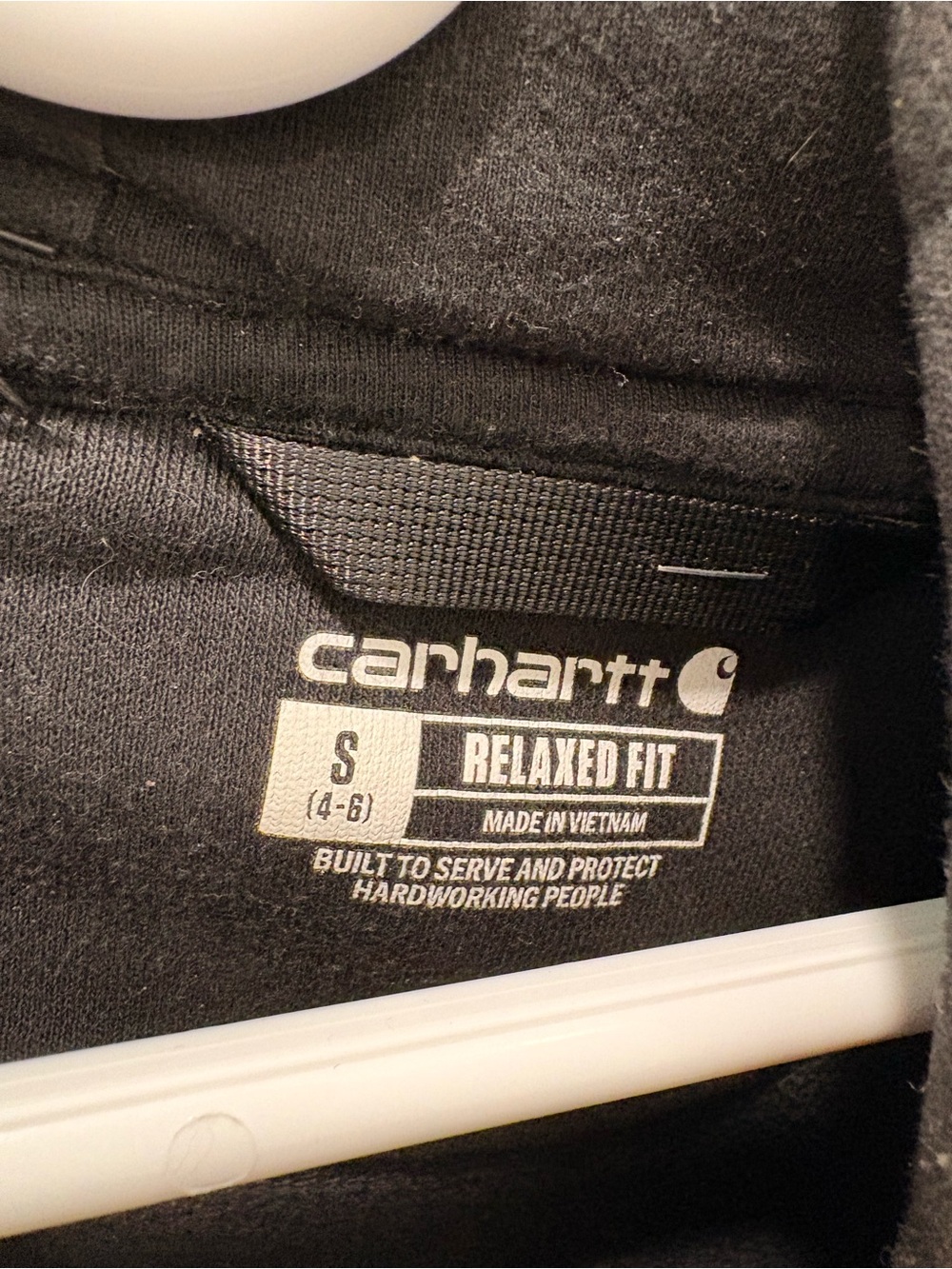 Carhartt Black Relaxed Fit Crewneck Tee - S